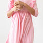 Bubblegum Pink Ruffle Twirl Dress