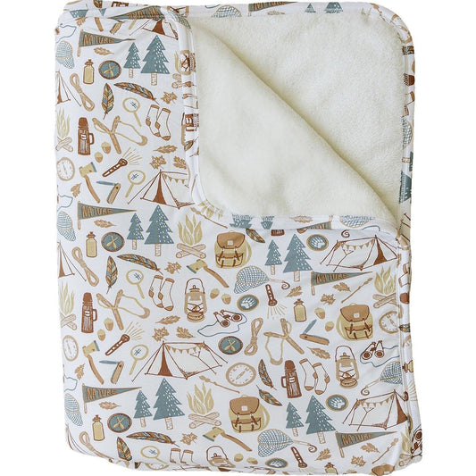 Camping Trip Bamboo Fleece Quilt - Little Joy Co.