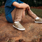 Casual Army Green Low Top {Premium Leather} - Little Joy Co.