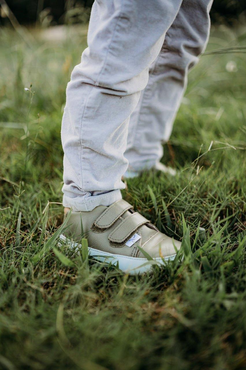 Casual Army Green Low Top {Premium Leather} - Little Joy Co.