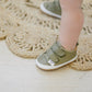 Casual Army Green Low Top {Premium Leather} - Little Joy Co.