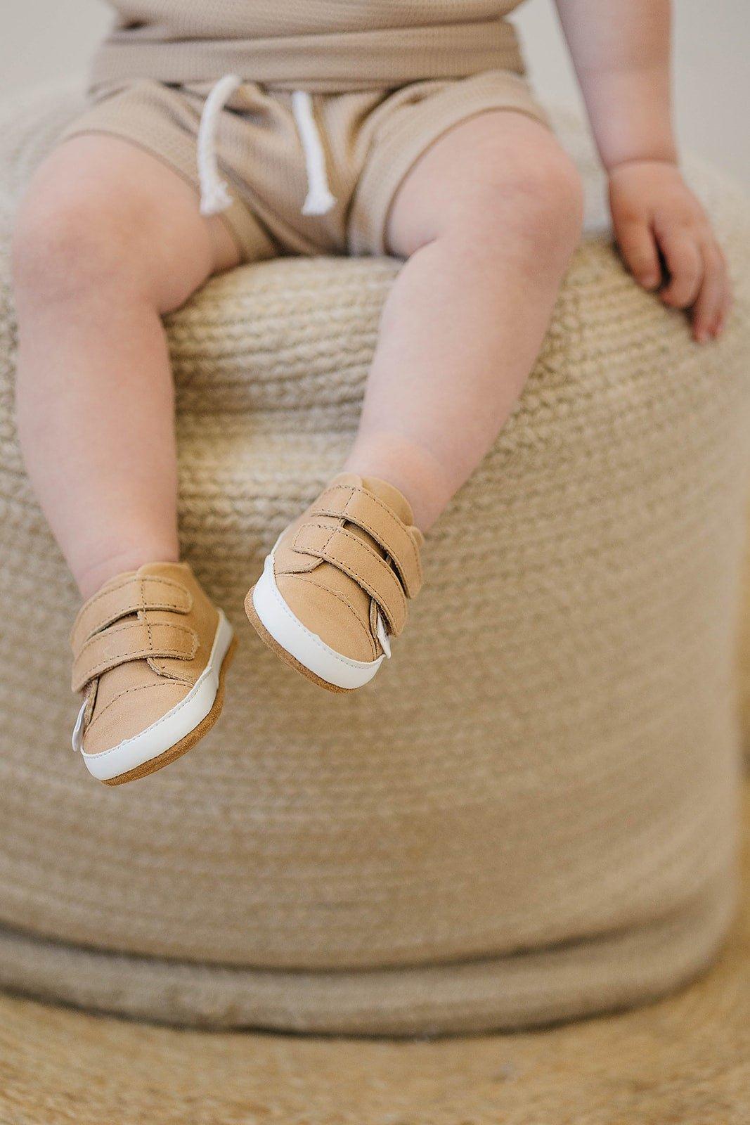 Casual Desert Sand Low Top {Premium Leather} - Little Joy Co.