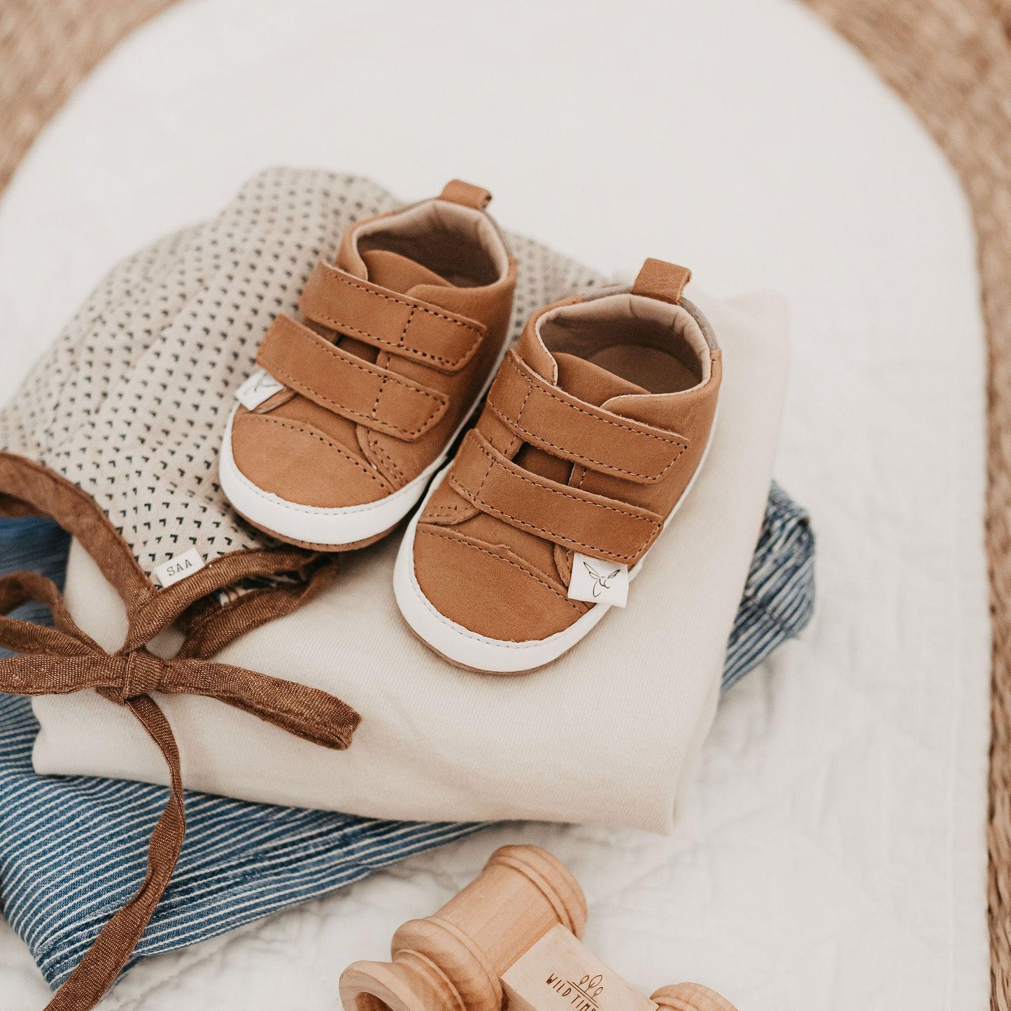 Casual Desert Sand Low Top {Premium Leather} - Little Joy Co.