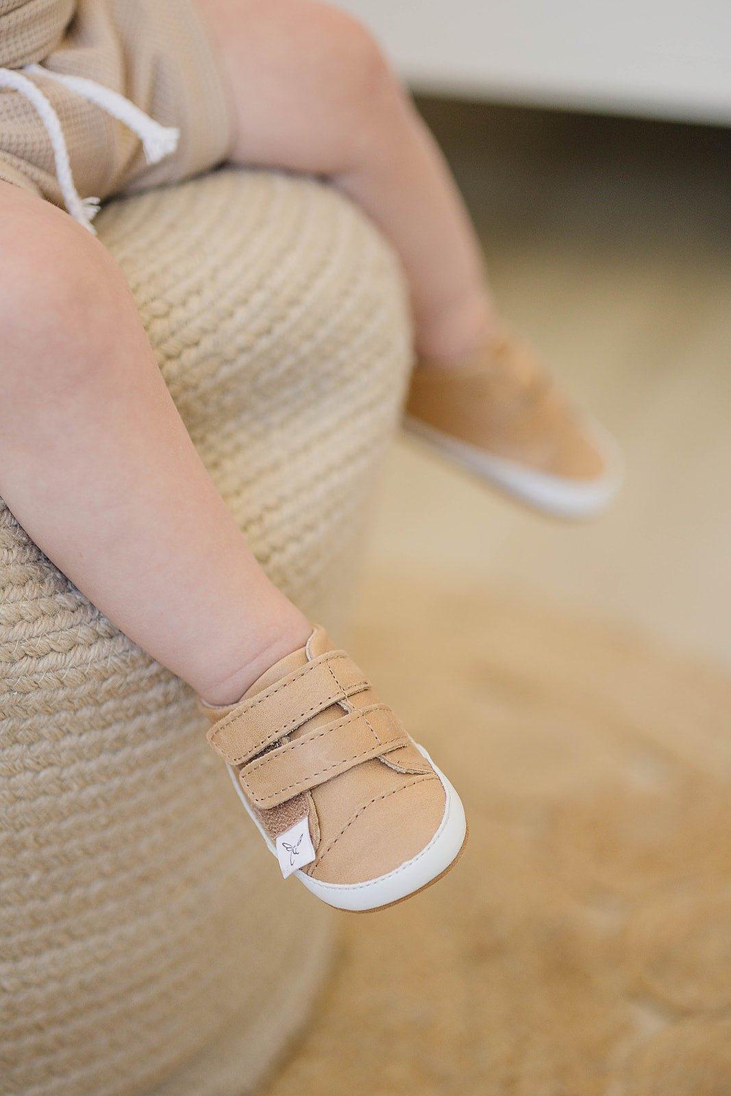 Casual Desert Sand Low Top {Premium Leather} - Little Joy Co.