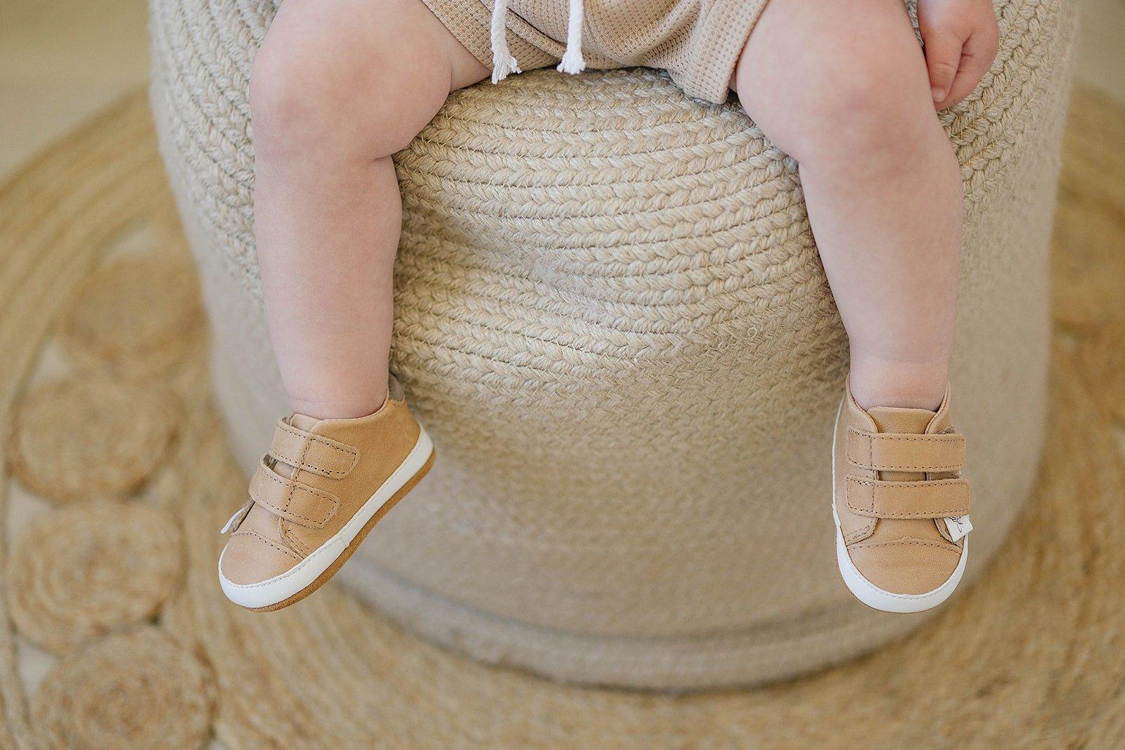 Casual Desert Sand Low Top {Premium Leather} - Little Joy Co.