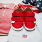 Casual Red Low Top - Little Joy Co.