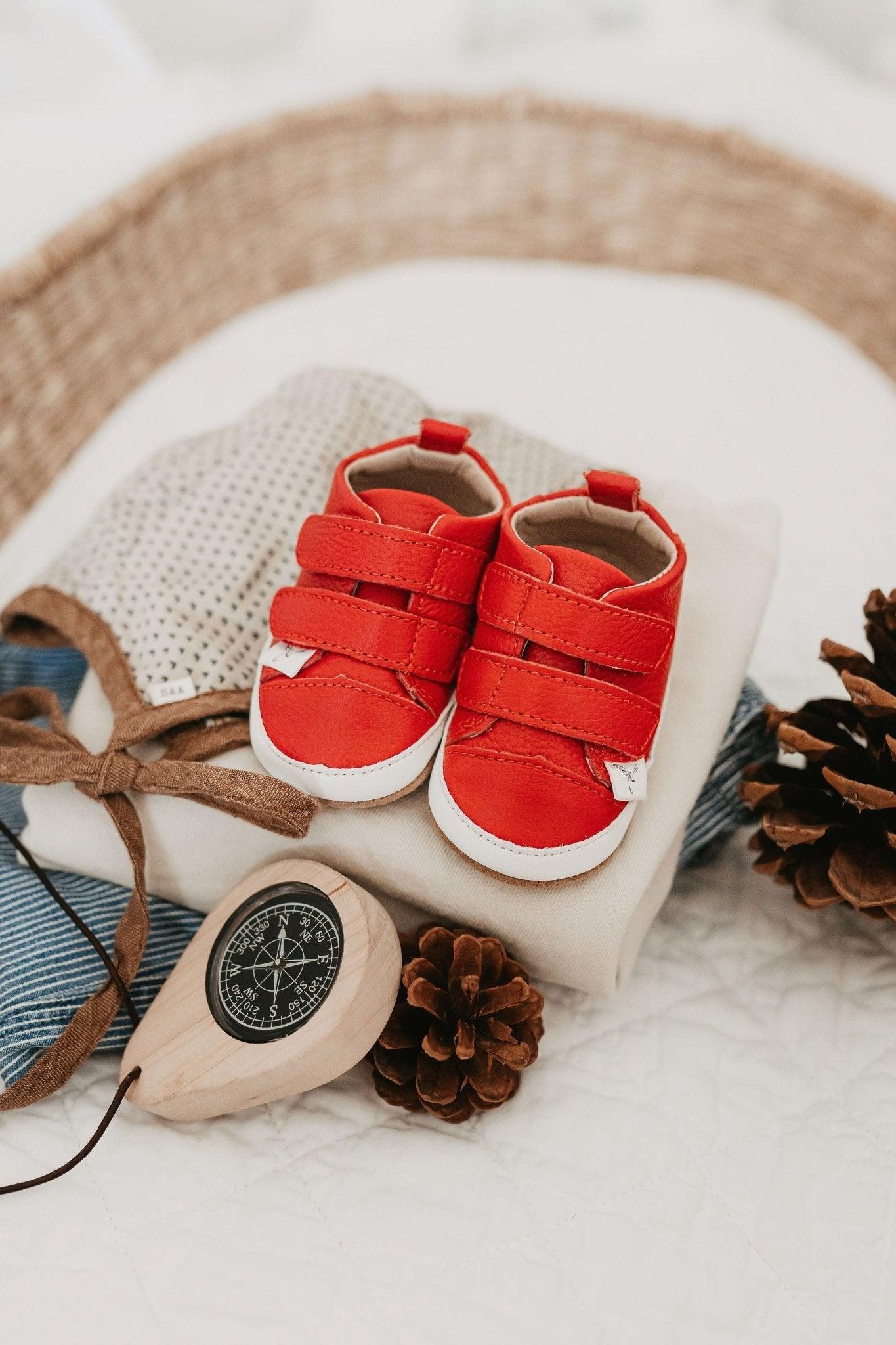 Casual Red Low Top - Little Joy Co.