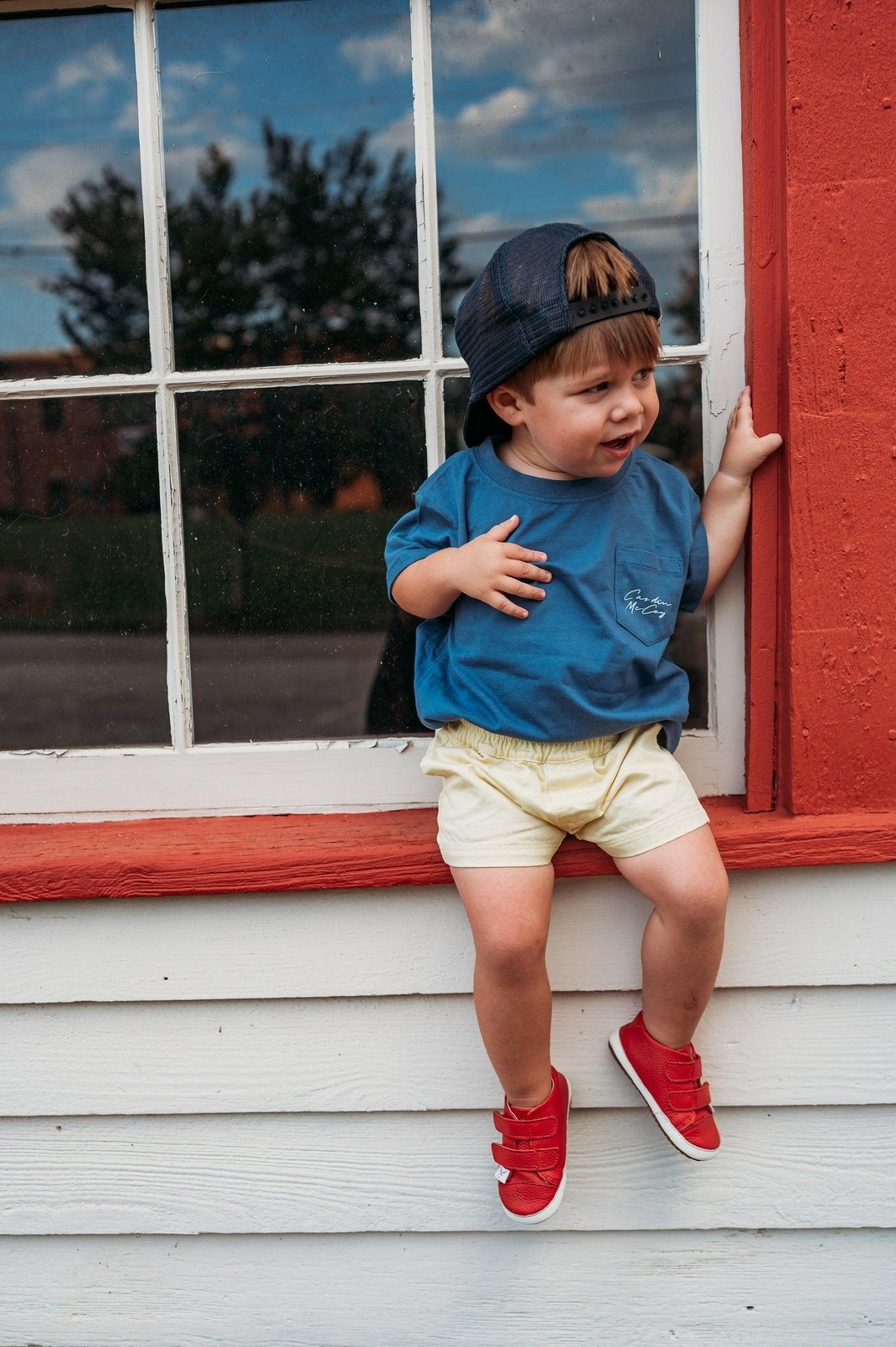 Casual Red Low Top - Little Joy Co.