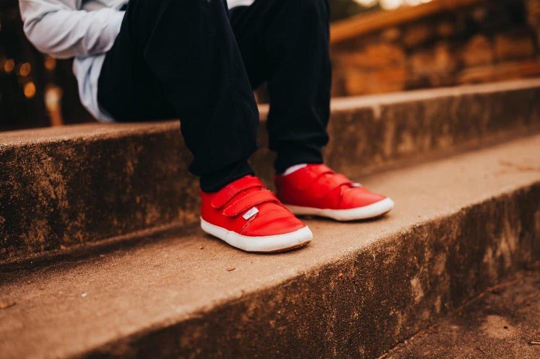 Casual Red Low Top - Little Joy Co.