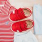 Casual Red Low Top - Little Joy Co.