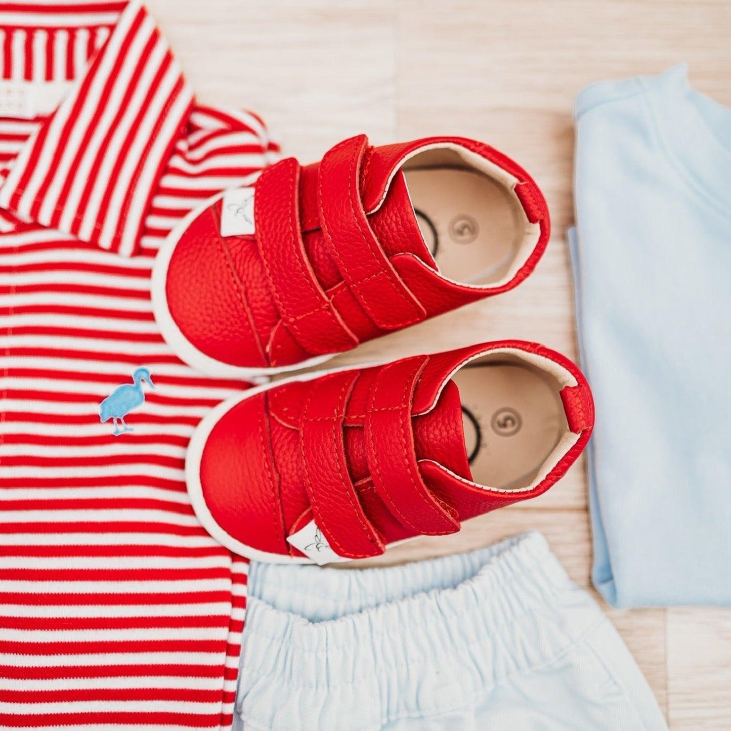 Casual Red Low Top - Little Joy Co.