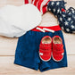 Casual Red Low Top - Little Joy Co.