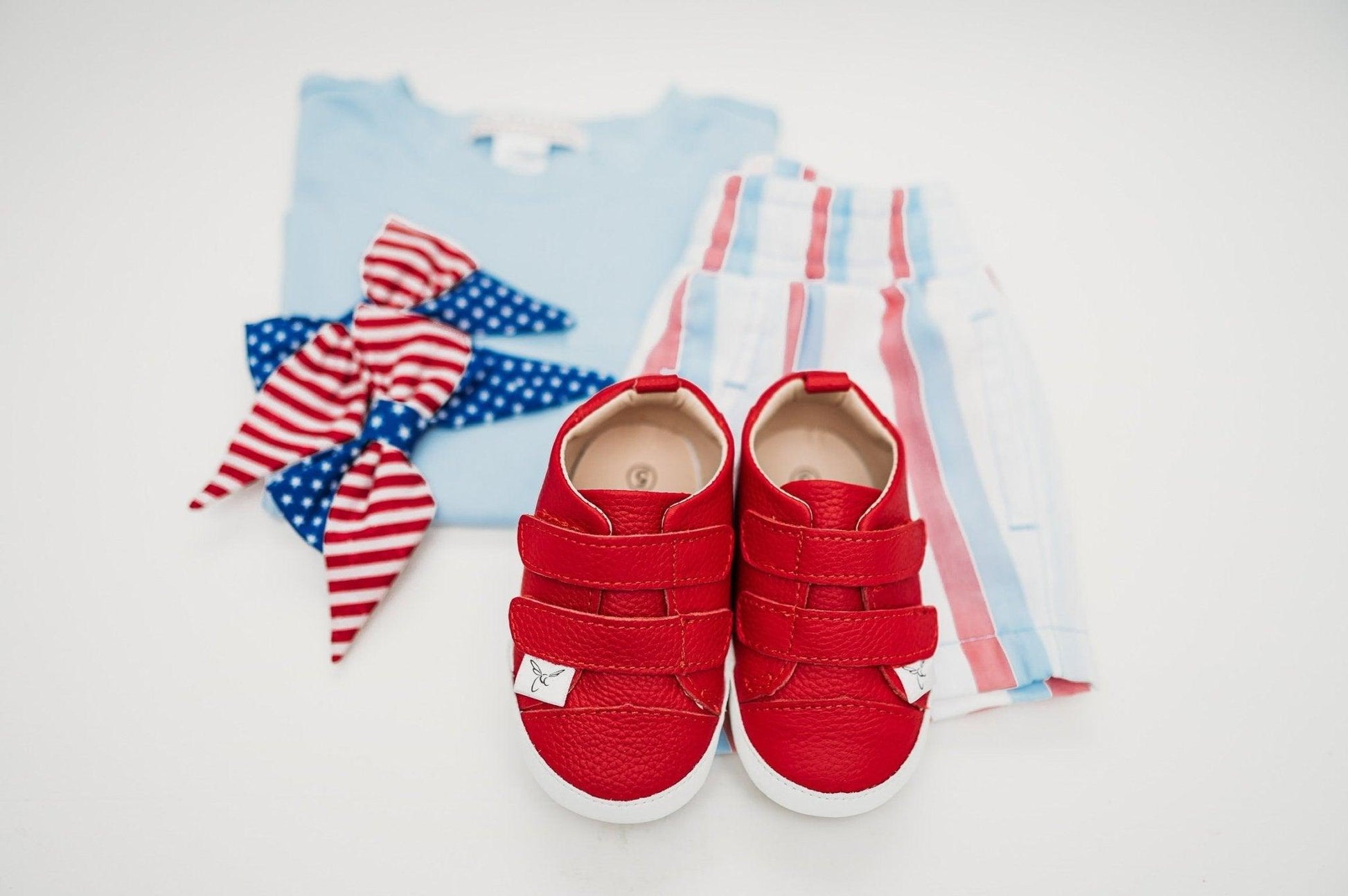 Casual Red Low Top - Little Joy Co.