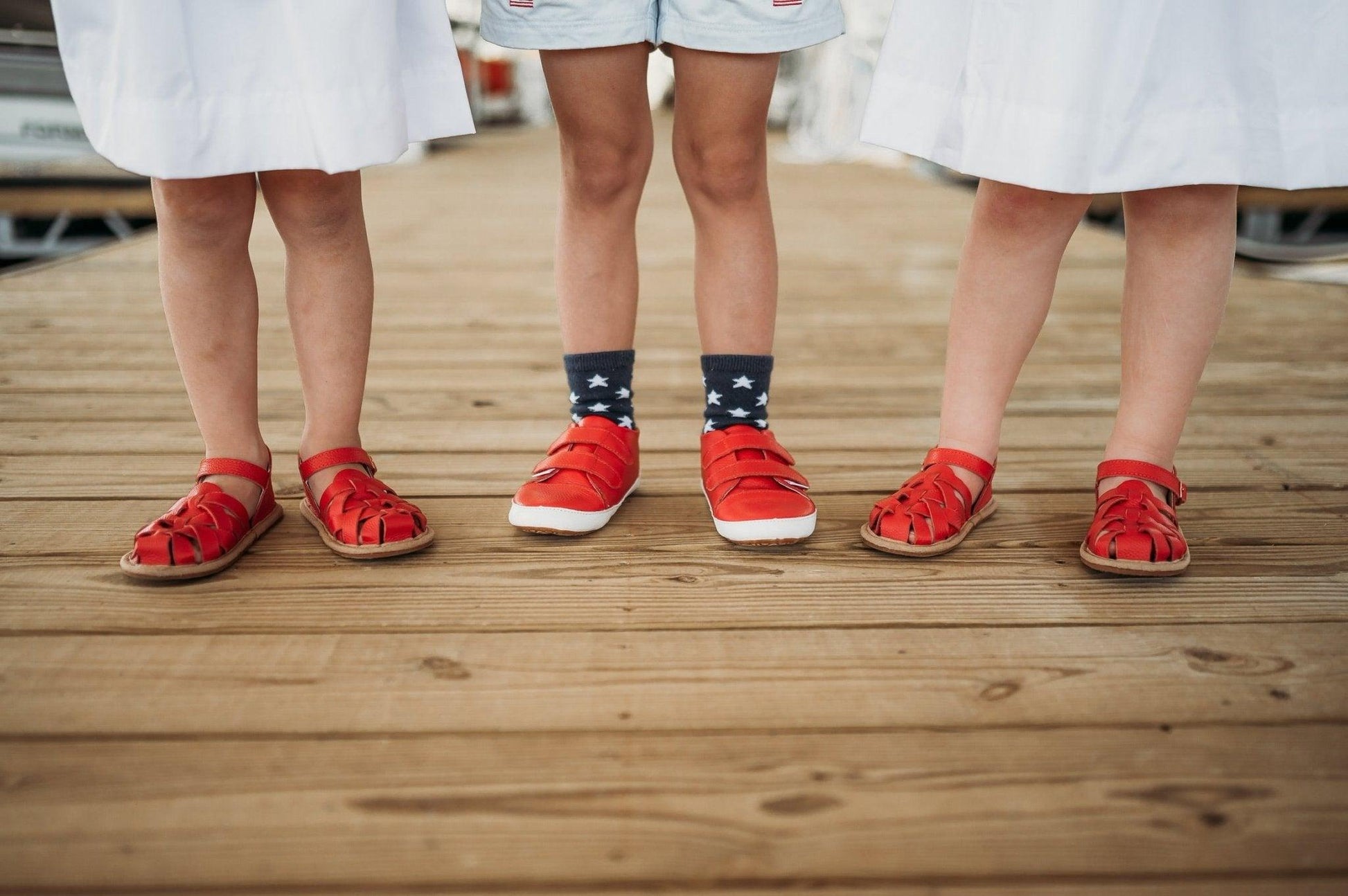 Casual Red Low Top - Little Joy Co.