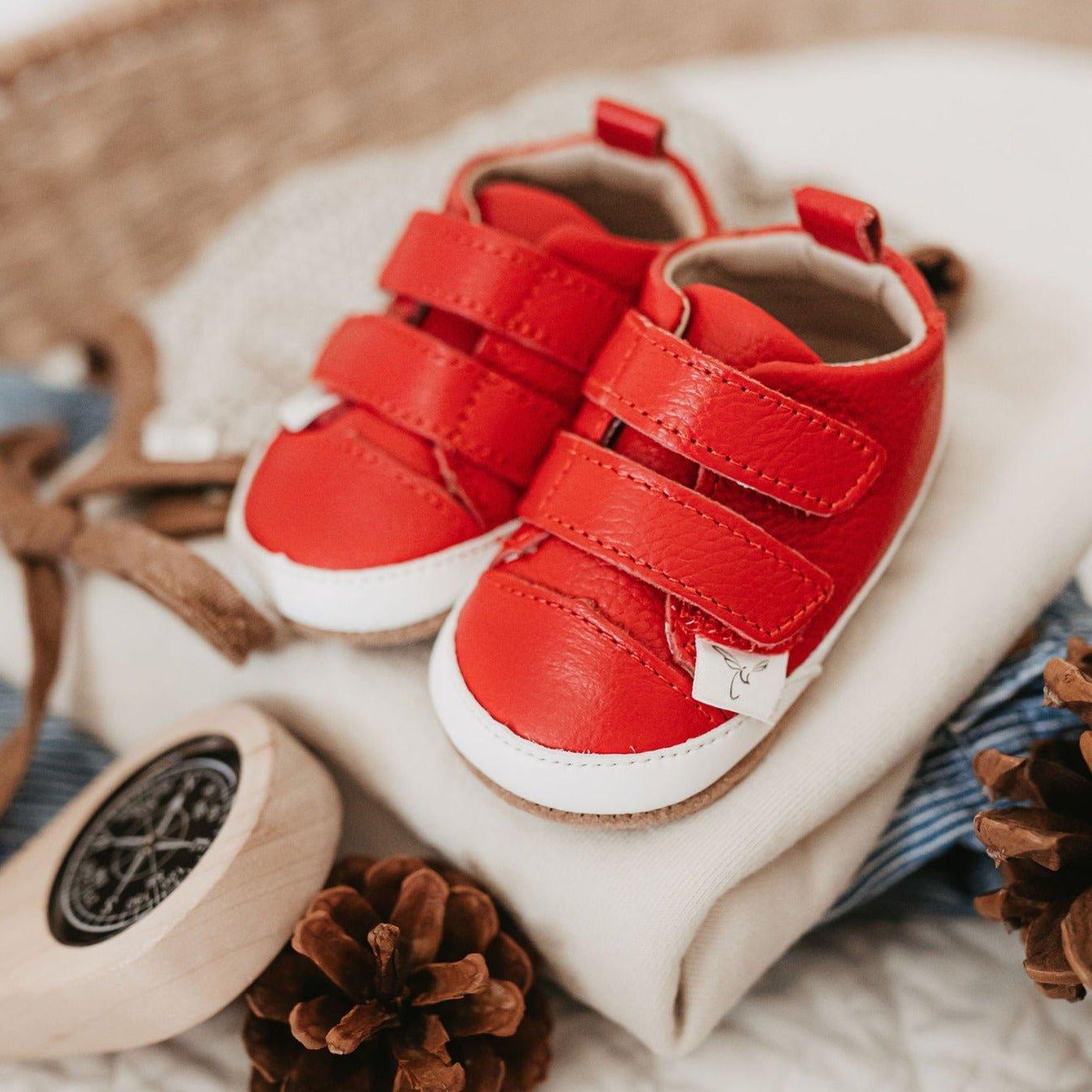 Casual Red Low Top - Little Joy Co.