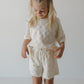 Child Terry Short Set | Coconut Milk