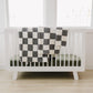 Charcoal Checkered Plush Blanket - Little Joy Co.