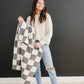 Charcoal Checkered Plush Blanket - Little Joy Co.