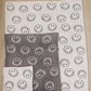 Charcoal Smiley Plush Blanket - Little Joy Co.