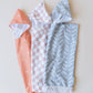 Checkered Beach Towel Poncho - Little Joy Co.