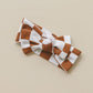 Checkered Headband | Copper