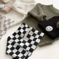 Checkered Leggings | Black
