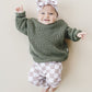 Checkered Leggings | Latte