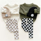 Checkered Leggings | Latte