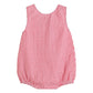 Classic Red Seersucker Bubble Romper