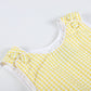 Classic Yellow Gingham Bubble Romper
