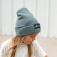 BAMBOO CUFF BEANIE- Slate