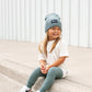 BAMBOO CUFF BEANIE- Slate