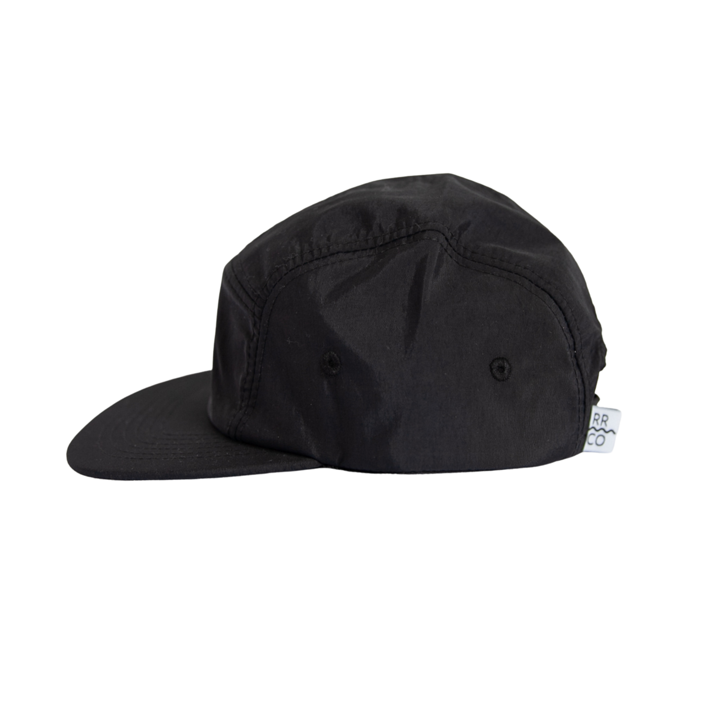 Nylon Five-Panel Hat in Coal