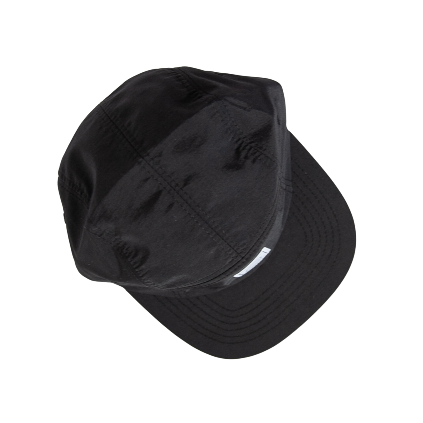 Nylon Five-Panel Hat in Coal