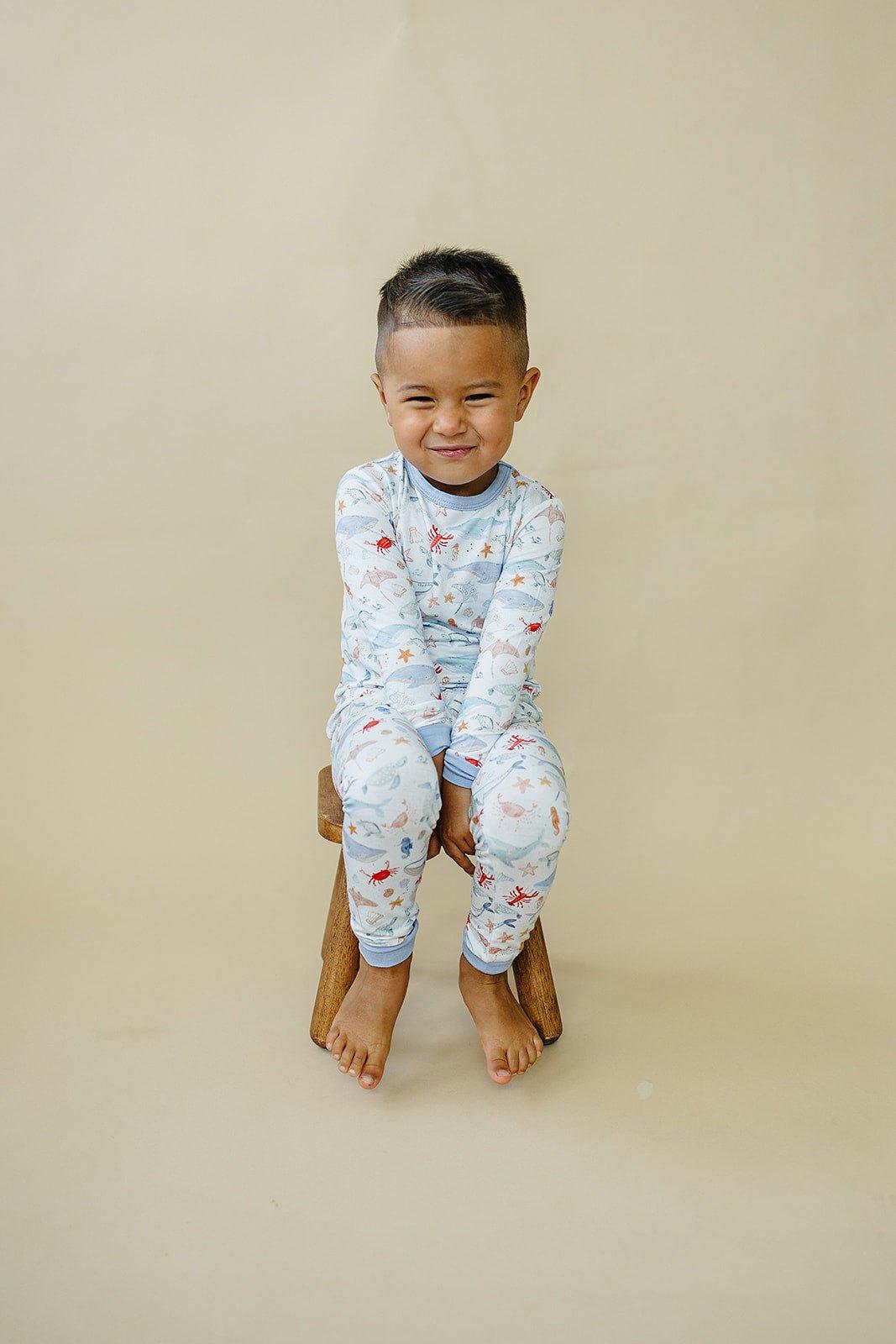 Coastal Cutie 2pc Modal Pajamas - Little Joy Co.