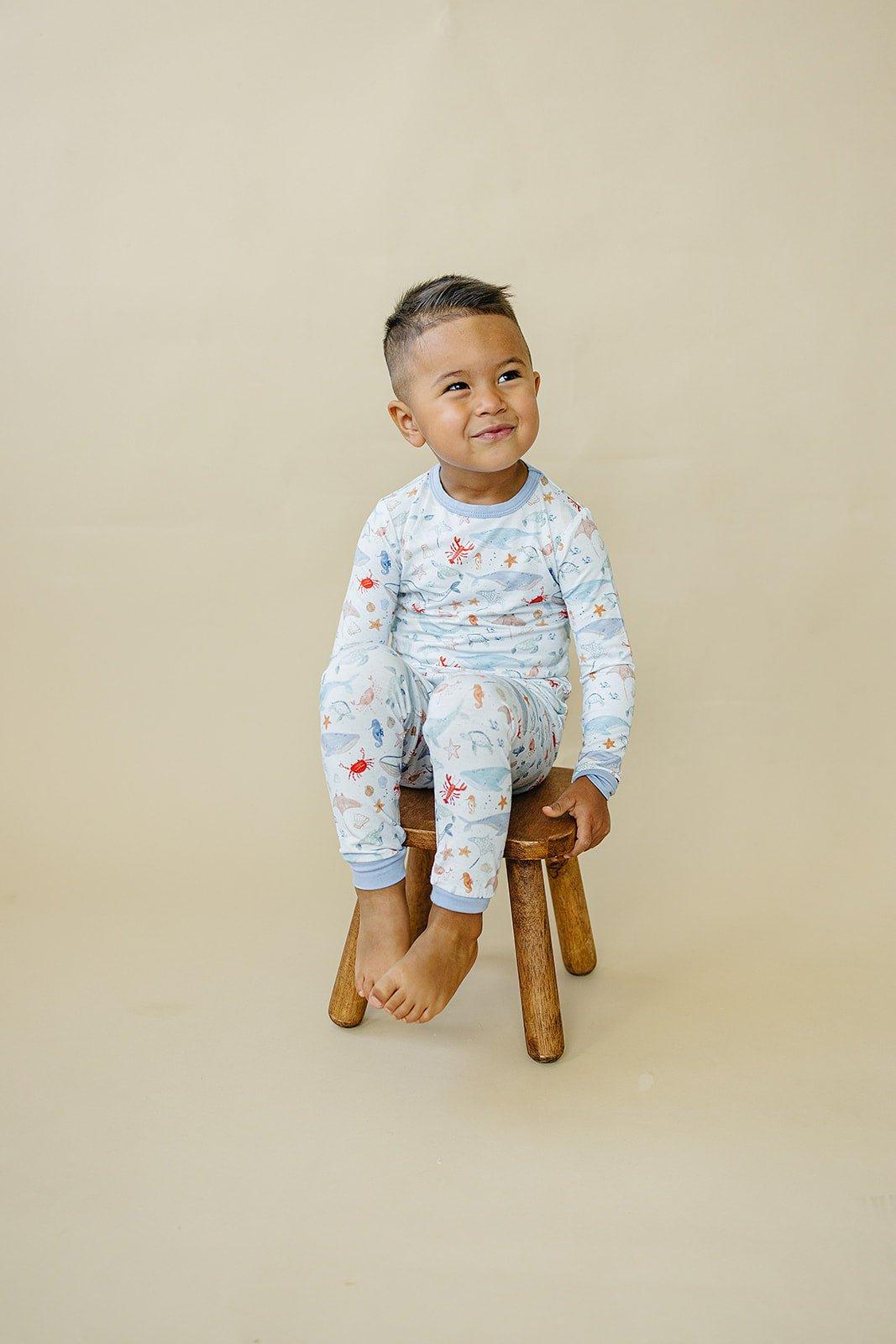 Coastal Cutie 2pc Modal Pajamas - Little Joy Co.