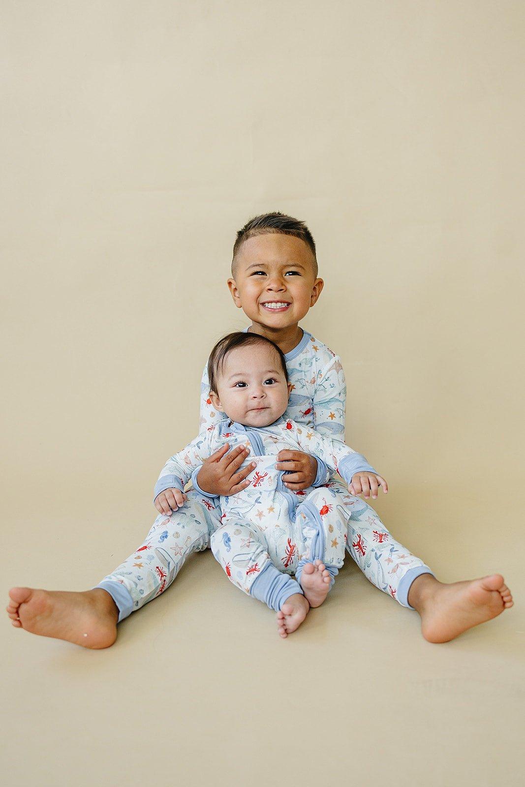 Coastal Cutie 2pc Modal Pajamas - Little Joy Co.