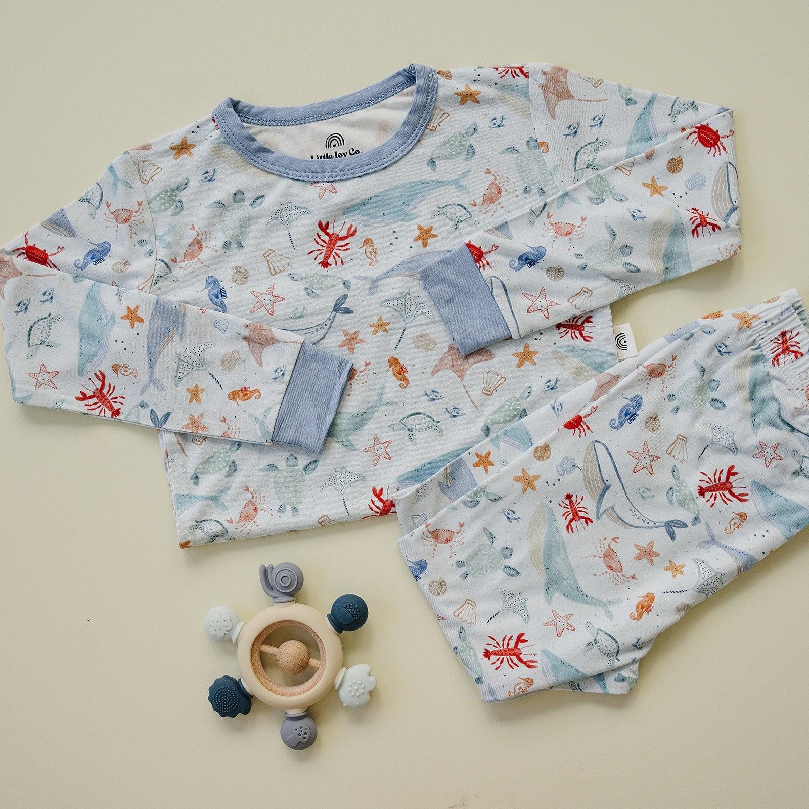 Coastal Cutie 2pc Modal Pajamas - Little Joy Co.