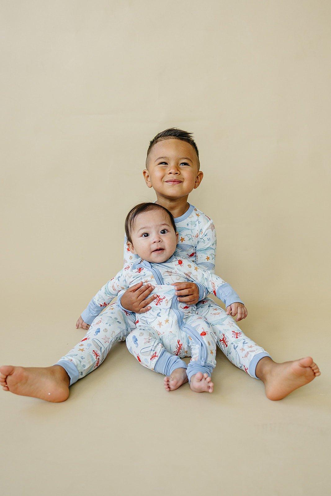 Coastal Cutie 2pc Modal Pajamas - Little Joy Co.