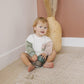 Colorblock Sweatshirt Romper - more colors - Little Joy Co.