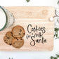 Cookies + Milk Santa Boards