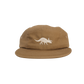 Triceratops Cotton Five-Panel Hat in Khaki