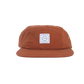 Cotton Five-Panel Hat in Rust