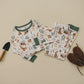 Cottontail Garden 2pc Bamboo Pajama Set - Little Joy Co.