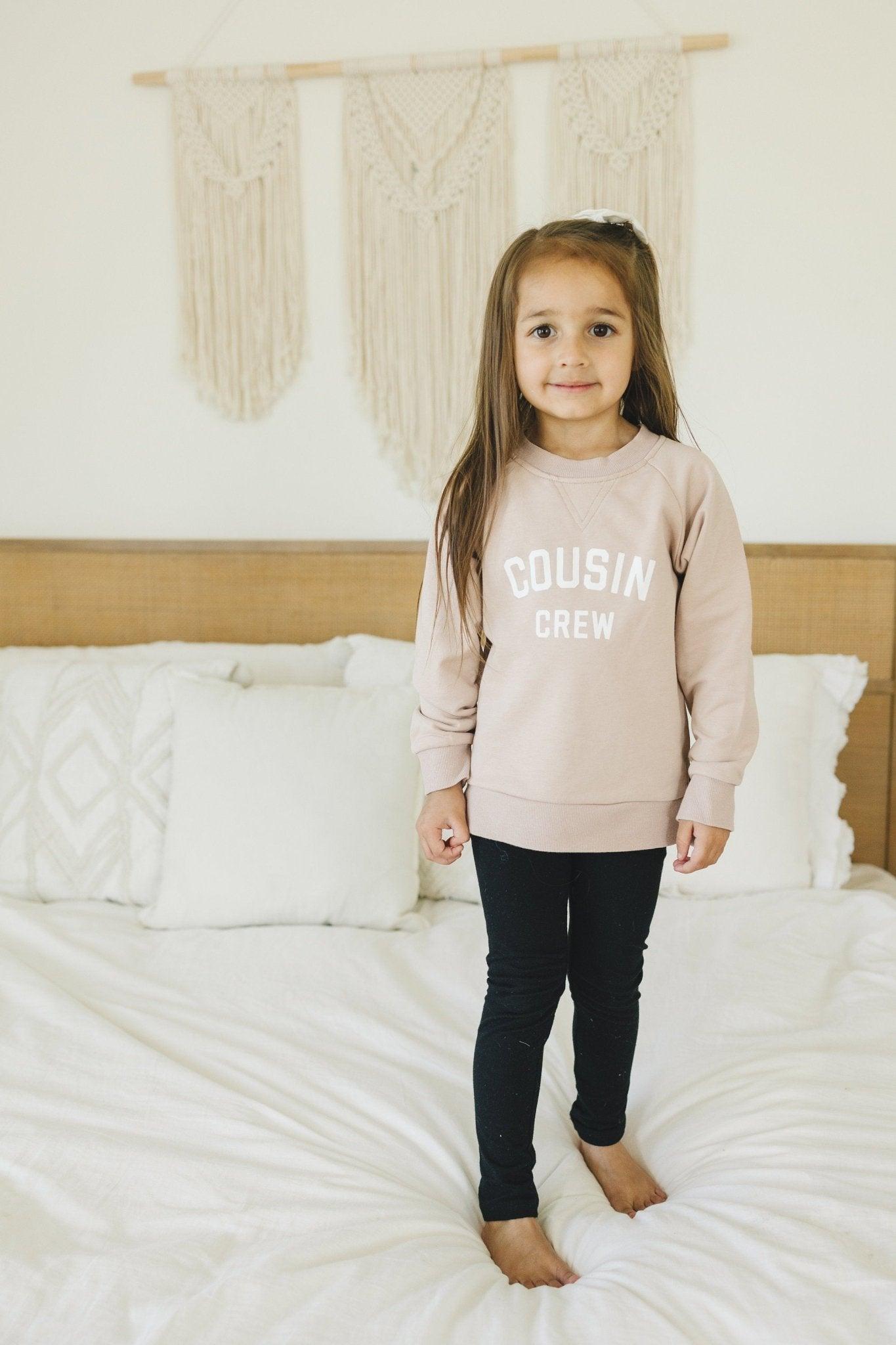 Cousin Crew Sweatshirt Romper - Little Joy Co.