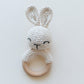 Crocheted Bunny Rattle - Little Joy Co.