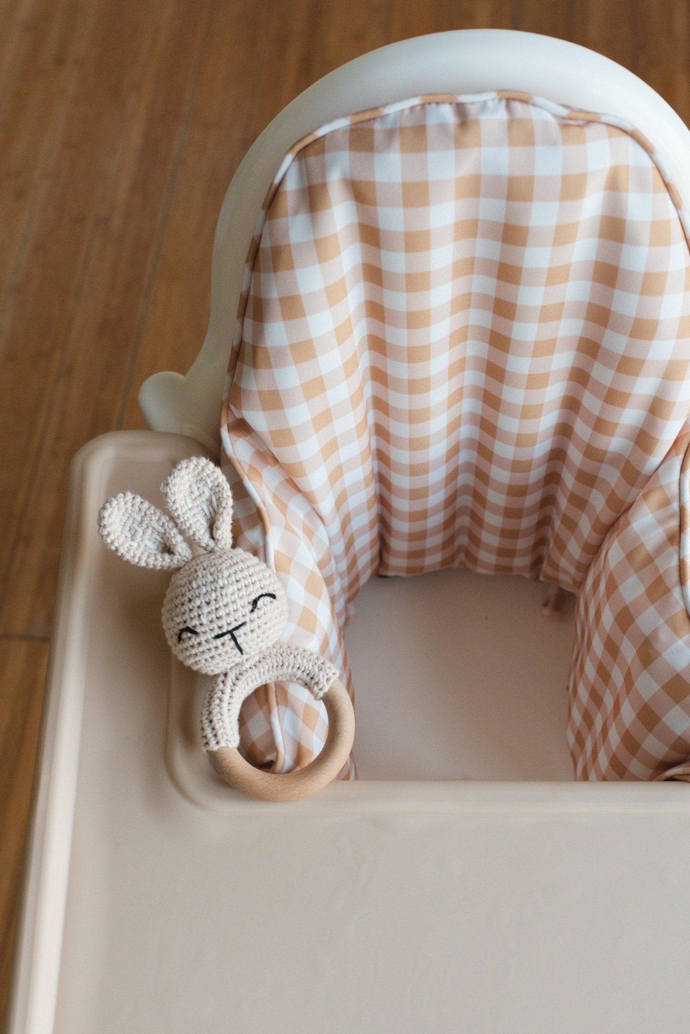 Crocheted Bunny Rattle - Little Joy Co.