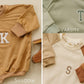 Custom Embroidered Colorblock Crewneck Sweatshirt - Little Joy Co.