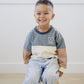 Custom Embroidered Colorblock Crewneck Sweatshirt - Little Joy Co.