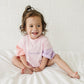Custom Embroidered Colorblock T - Shirt Romper - Little Joy Co.